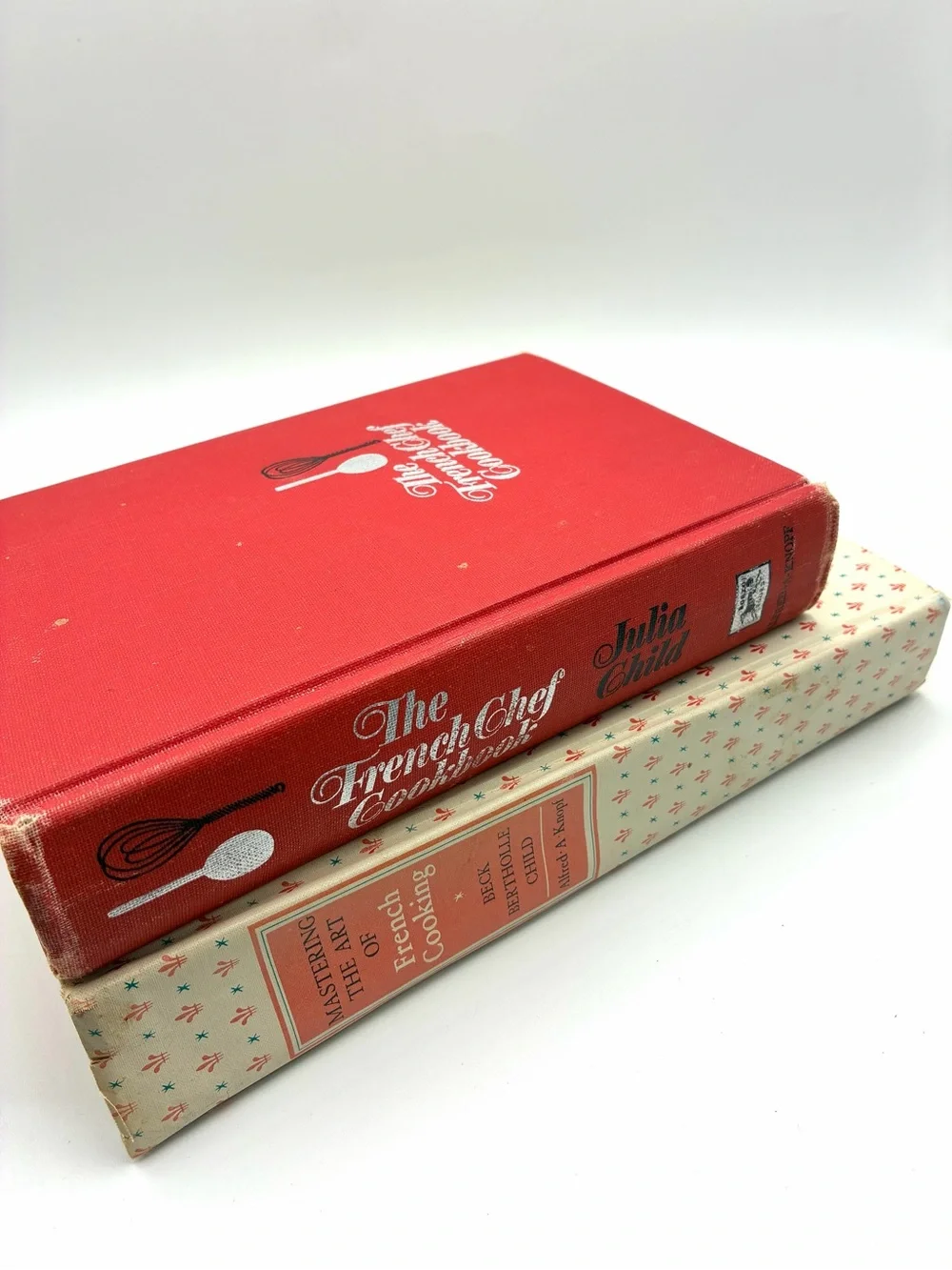 Vintage Julia Child Cookbooks Lot 1964 Mastering French Cooking 1968 French Chef
